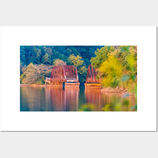 Fall Bridge Wall Art by Ckauzmann